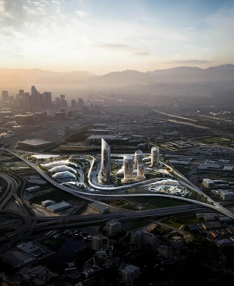濃濃的扎哈風(fēng)—美國洛杉磯奧運村規(guī)劃設(shè)計方案